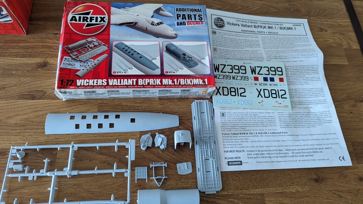Airfix Vickers Valiant BK.Mk.1 A11001 1:72 Model Kit +