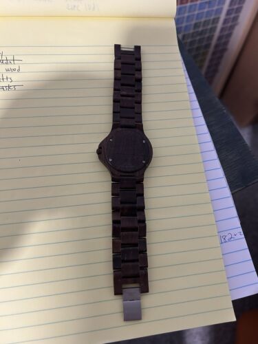 WeWood Cygnus Brown Wooden Wood We Wood Watch Brand New In Box - Picture 2 of 6
