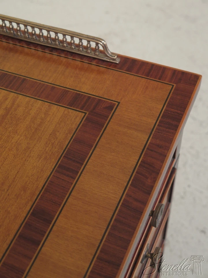 L46532EC: gabinete ocasional con incrustaciones de madera satinada Maitland Smith Foto 4 de 4