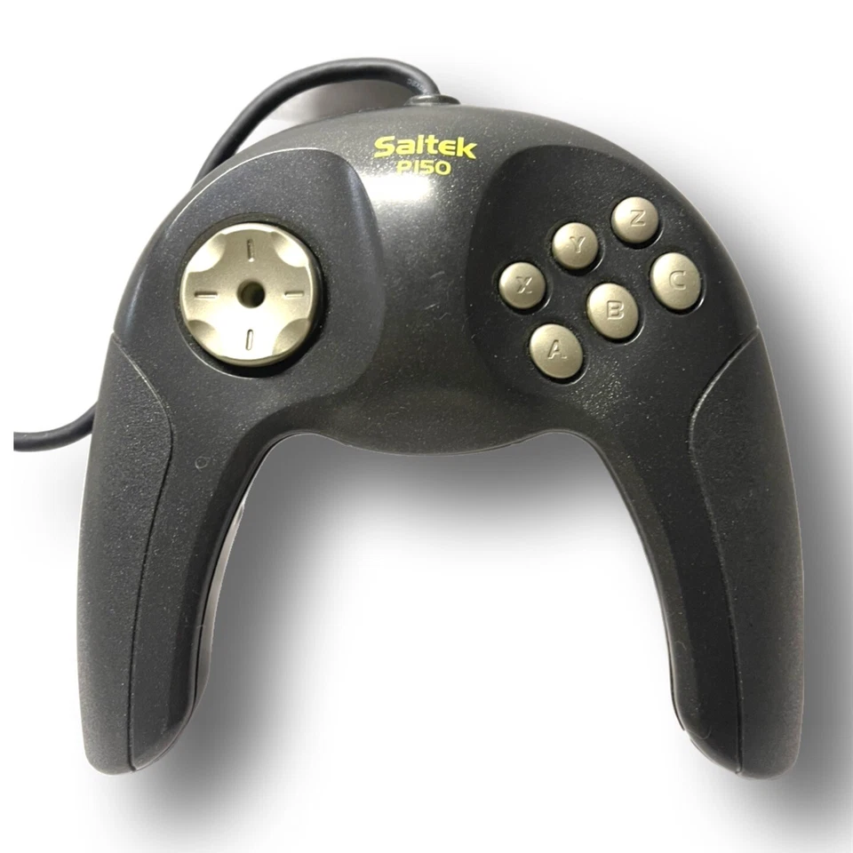 SAITEK P150 USB Action Pad J31 Gamepad PC/Mac Controlador Original Vintage - Imagem 4 de 4