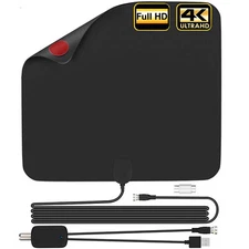 5800 Miles Range Digital TV Antenna 1080P Amplified HDTV Booster USB Power HD 4K