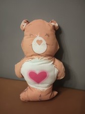 Vintage 1980s Care Bears Tenderheart RED Heart Plush Pillow 11   B8 