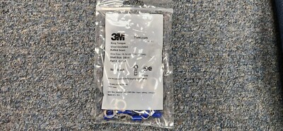 (50) 3M 16-14 AWG Blue 3/8'' Vinyl Ring Electrical Terminals Connectors 12-38-P