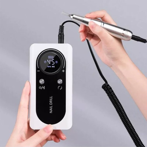 45000 RPM Portable Rechargeable Electric Nail Drill Machine Manicure Machine AU - Picture 6 of 16