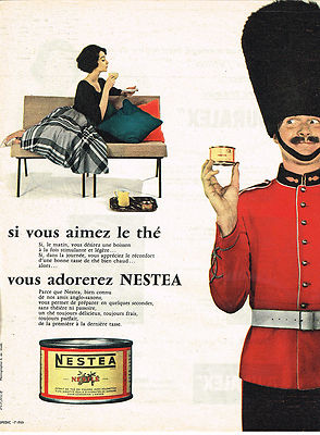 REKLAME WERBUNG 014 1958 ESTEA Tee Nestlé