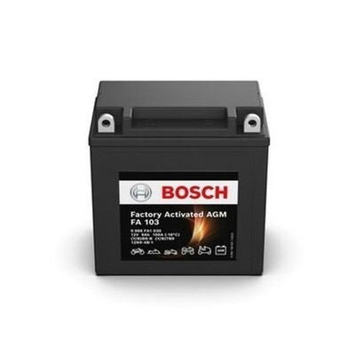 For Bosch 0 986 FA1 030 Starter Battery, Factory Activated AGM