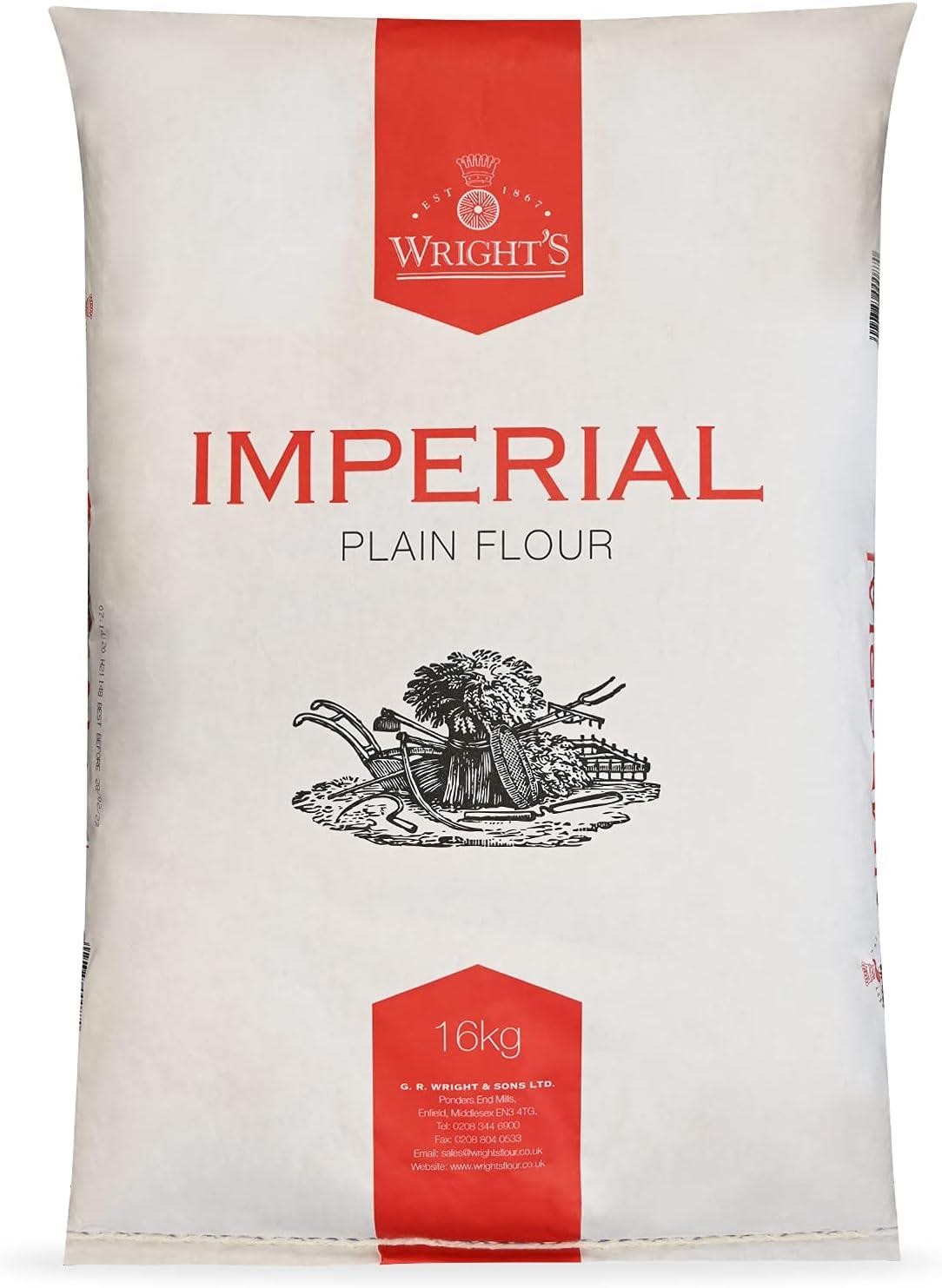 Wright’s Imperial Plain Flour 16 kg / The Ultimat Baking Essential