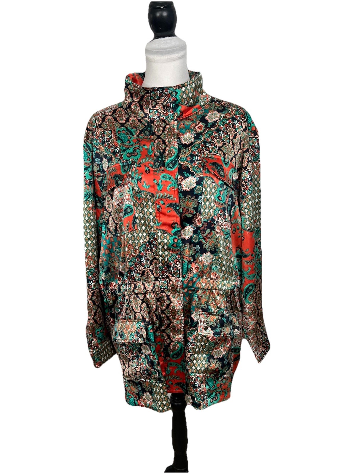 Ruby Rd Jacket Petite Plus Size 2X Artsy Zippered… - image 3