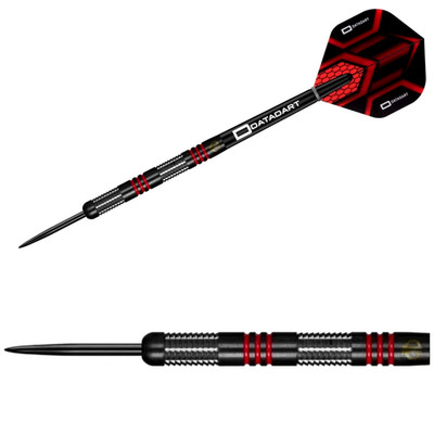 Datadart Element 74 | Steeldarts 90% Tungsten 22g | Razor Grip | Dartpfeile Set