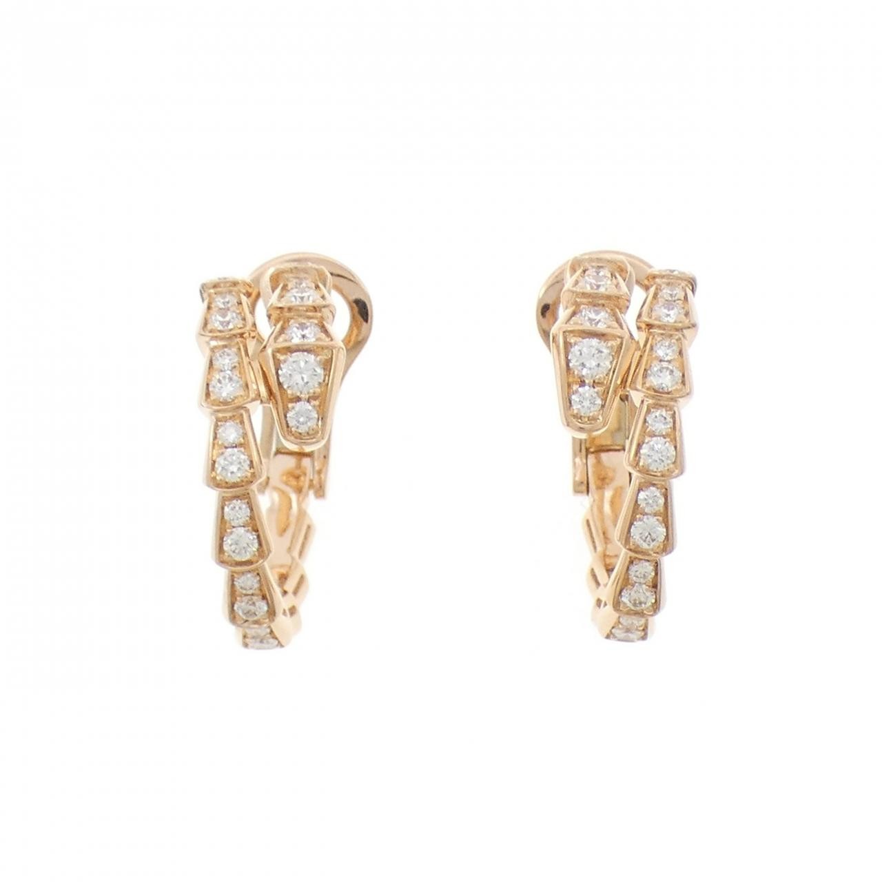 Authentic BVLGARI Serpenti Viper Earrings  #230-000-250-8381