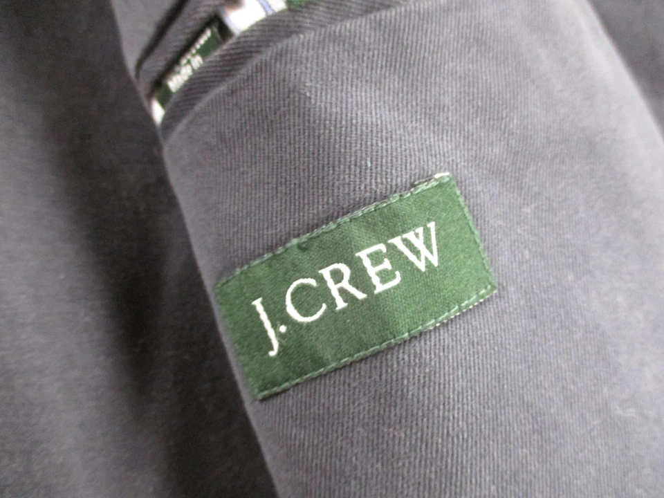 Blazer de colección J.Crew para hombre grande azul marino sin estructura bolsillos de parche 00s 66823 Foto 4 de 4