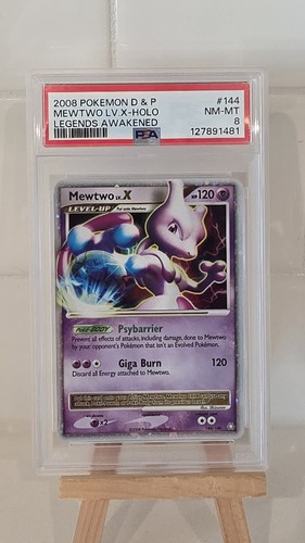 Mewtwo LV.X graded PSA 8 for sale on eBay