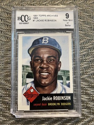 その他 MLB TOPPS Dodgers JACKIE ROBINSON Jackie Robinson (Dodgers/HOF) - 2021 Topps Archives #190 | eBay