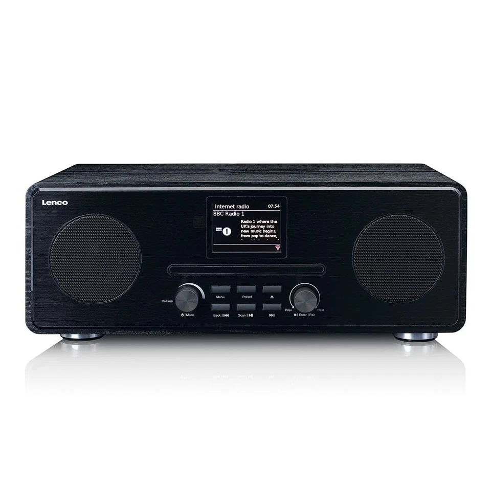 Lenco DIR-261BK - Internetradio mit DAB+ und FM-Radio, CD/MP3-Player, Bluetooth® - Bild 2 von 3
