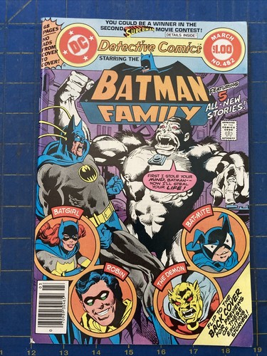 DETECTIVE COMICS #482 DC Bronze Age BATMAN FAMILY VF-NM - Picture 1 of 8