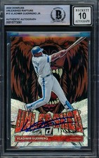 Vladimir Guerrero Jr. Signed 2022 Donruss Unleashed Card UL-15 Sig 10 Beckett