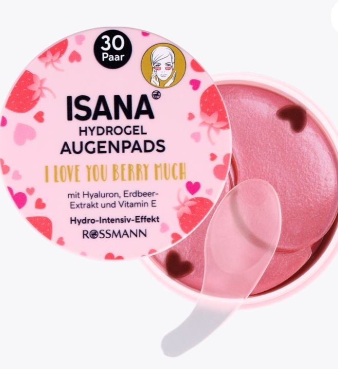 ISANA Hydrogel Eye Patches, Intensively Moisturizing, 60 PCS