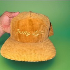 Brit Brown Corduroy Baseball Cap for Men Solid Pattern Adjustable Casual Hat