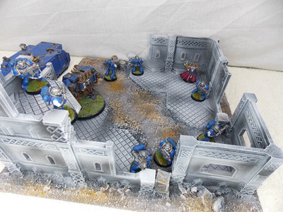 WARGAMING TERRAIN PAINTED BUILDING