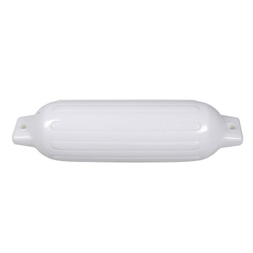 4 Ribbed Marine 6.5" X 23" Boat Fender Vinyl Bumper Dock Shield Protection White - Picture 4 of 4