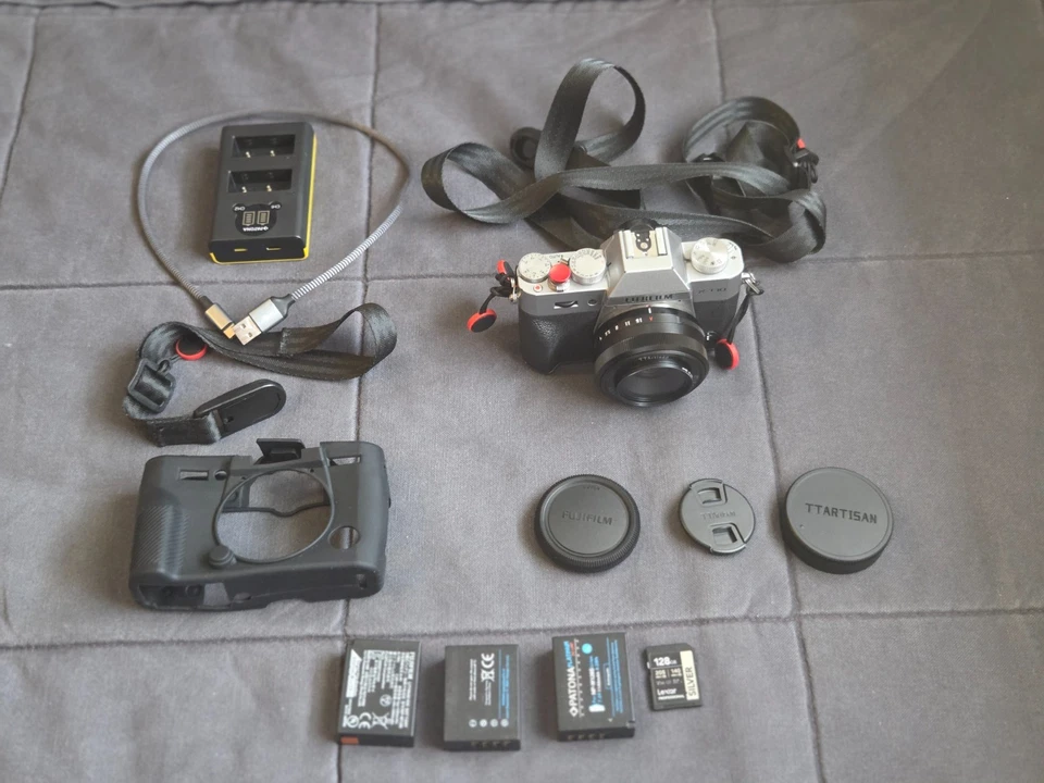Fujifilm X-T10  + TTArtisan 27/2.8 (neu) – Einsteiger-Set, 3 Akkus, Zubehörpaket - Bild 2 von 4