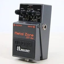 Roland Boss MT-2W Waza Craft Metal Zone Distortion Electric Guitar Effect Pedal