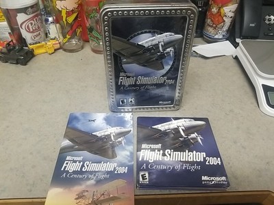 Microsoft Flight Simulator 2004 A Century Of Flight Metal Collector Tin PC
