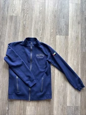 Ski Dubai Logo Men’s Full Zip Jacket Blue Size S