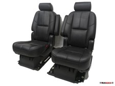 2007 - 2014 Chevy Tahoe Gmc Yukon Rear Bucket Seats Black Leather 1775