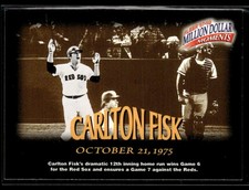 1997-98 Fleer Million Dollar Moments #41 Carlton Fisk White Sox Baseball 3601R