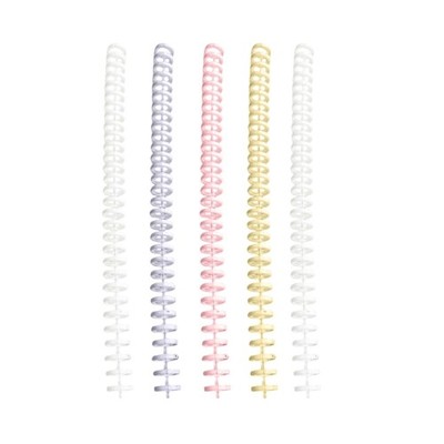 30 Rings Binding Coils Large Binding Capacity Binder Spine for Notebook Journal