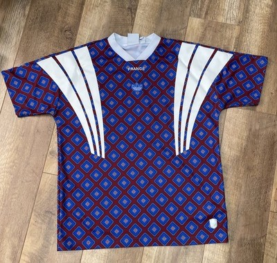 Adidas Fußball Trikot Frankreich Danketsu | Herren | Blau/Weiß/Rot Medium - Selten.
