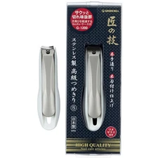 [Green Bell TAKUMINOWAZA]Stainless Steel Nail clipper S  Built-in Catcher G-1200