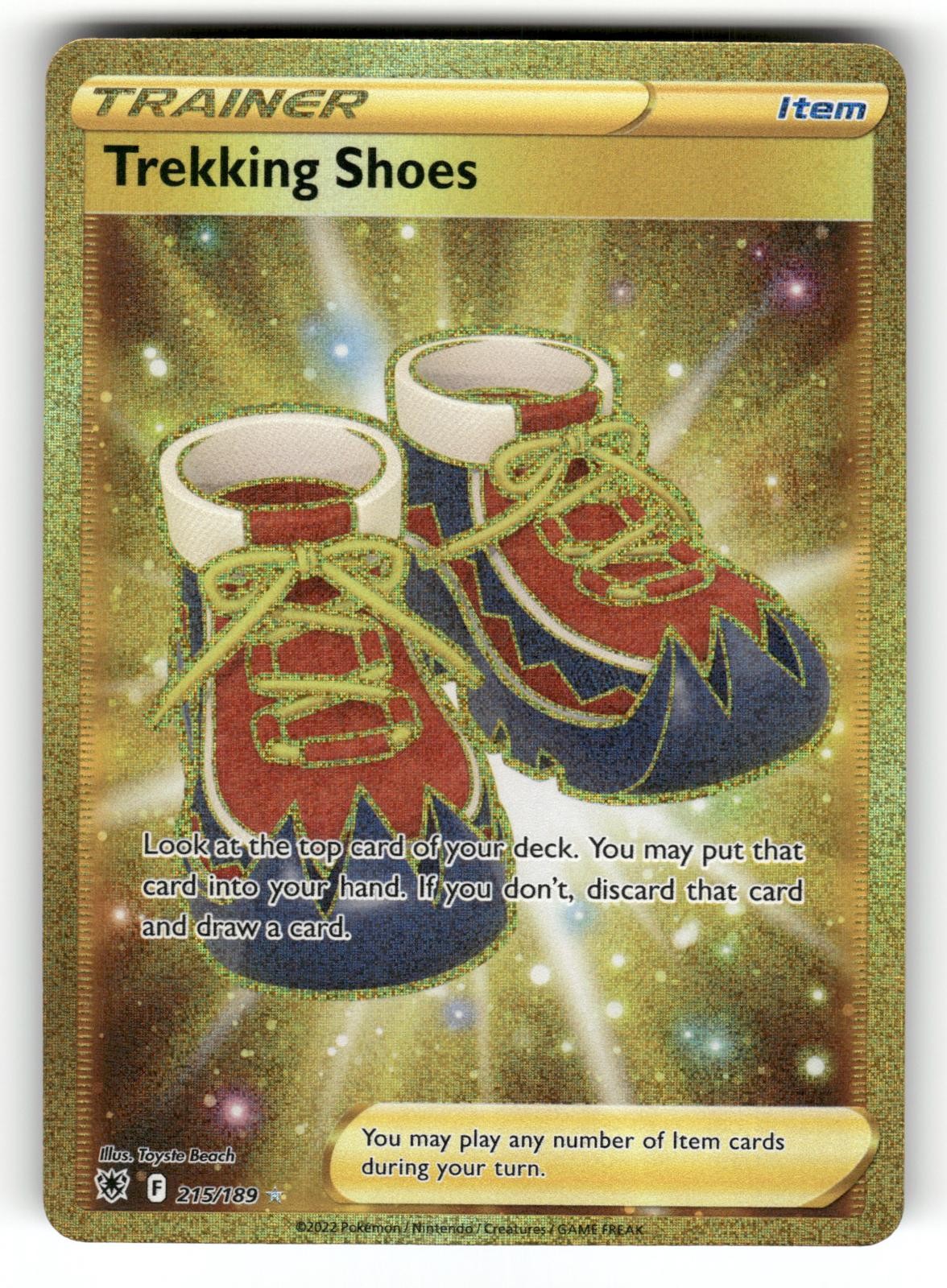 Trekking Shoes NM 215/189 Holo Astral Radiance Pokemon Secret Rare