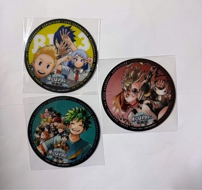 My Hero Academia Original Art Exhibition Osaka Collab Café Coaster Set of 3  