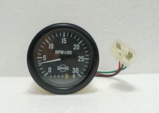 Isspro R85305 Tachometer Hourmeter 3000 Rpm Gauge Diesel Engine 4 Wire Connector
