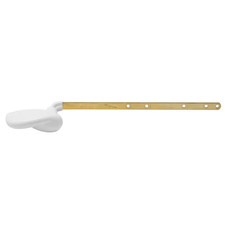 Universal Curved Toilet Tank Lever in White