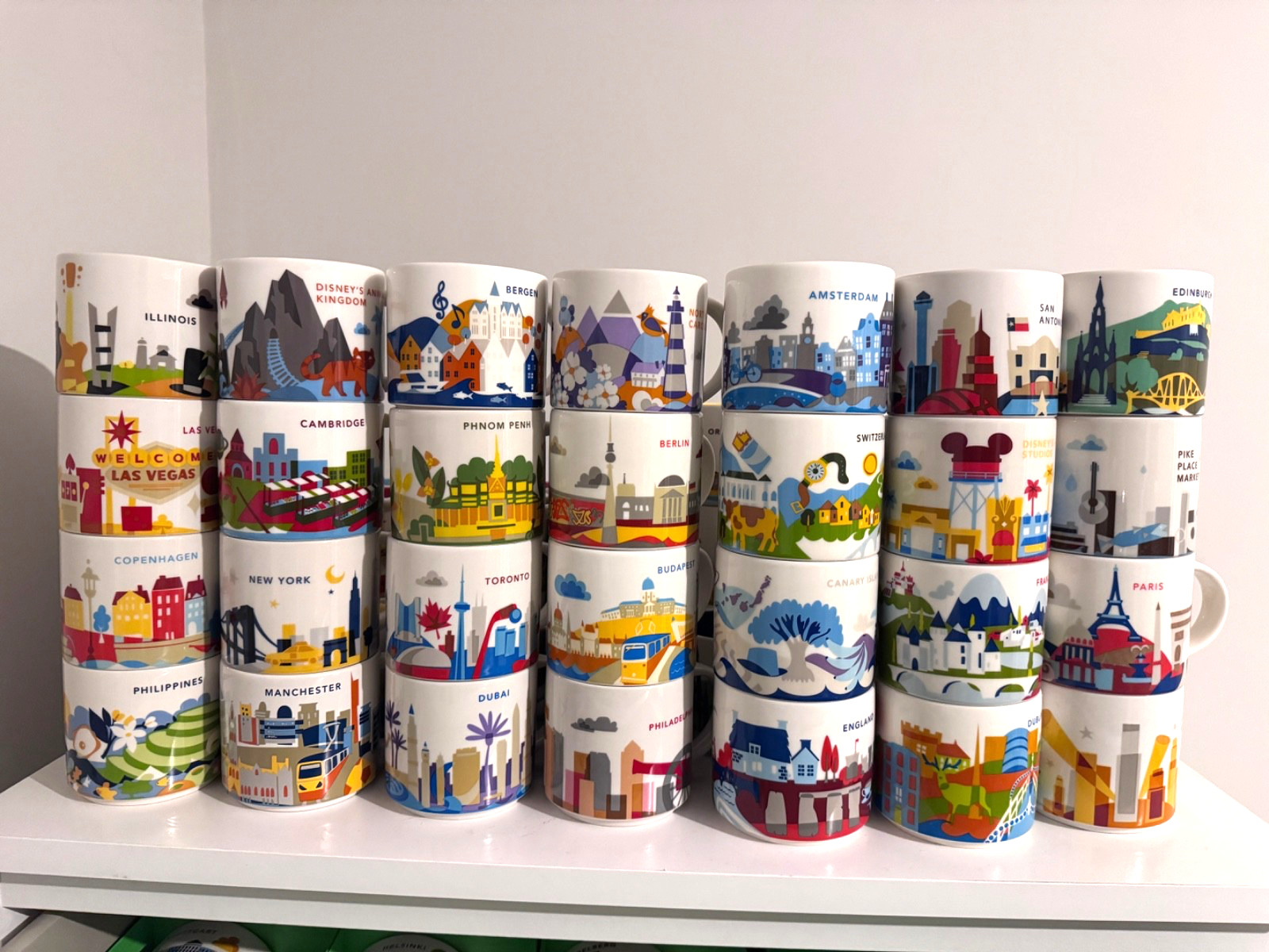 Starbucks Mug You Are Here YAH  Series Mugs 414ml/14FLOZ - Various styles