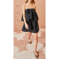 Ulla Johnson Oui Dress in Noir, SZ 0, $890 NWT, 193