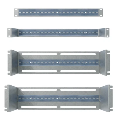 Panneau Rail DIN RACK 19 pouces 3U Galvanisé - Photo 1/2