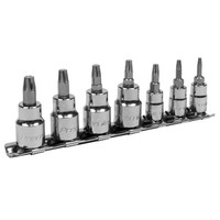 Sealey TRX Stern Buchse Bit Set Lock-On&Trade; 7Pc 0.6Cm & 1Cmsq Drive AK62262