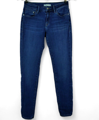 Mavi Jeans Womens 30x32 Alexa Mid Rise Skinny Dark Wash Blue