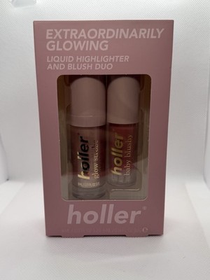 Holler Extraordinarily Glowing Liquid Highlighter & Blush Duo 8mL+5mL