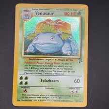 Pokemon Base Set 2 Venusaur LP Holo Rare 18/130 Vintage on eBay