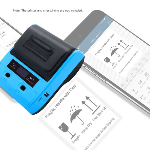 Thermal Printing Label Paper Self-Adhesive Label Printer Sticker Printable TDW - Afbeelding 2 van 12