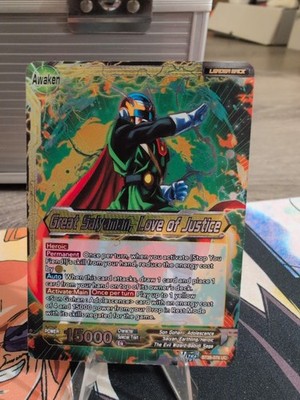 Great Saiyaman Love Of Justice BT28-078 Foil Prismatic Clash