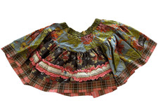 Matilda Jane Size 4 "Field Trip" Pieced Suzie Twirl Skirt Prairie Cottagecore