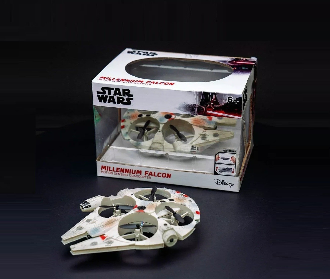 Disney Star Wars Millennium Falcon Motion Sensing Stunt Dron