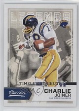 2016 Classics Legends Timeless Tributes Silver 11/25 Charlie Joiner #140 HOF 0a1