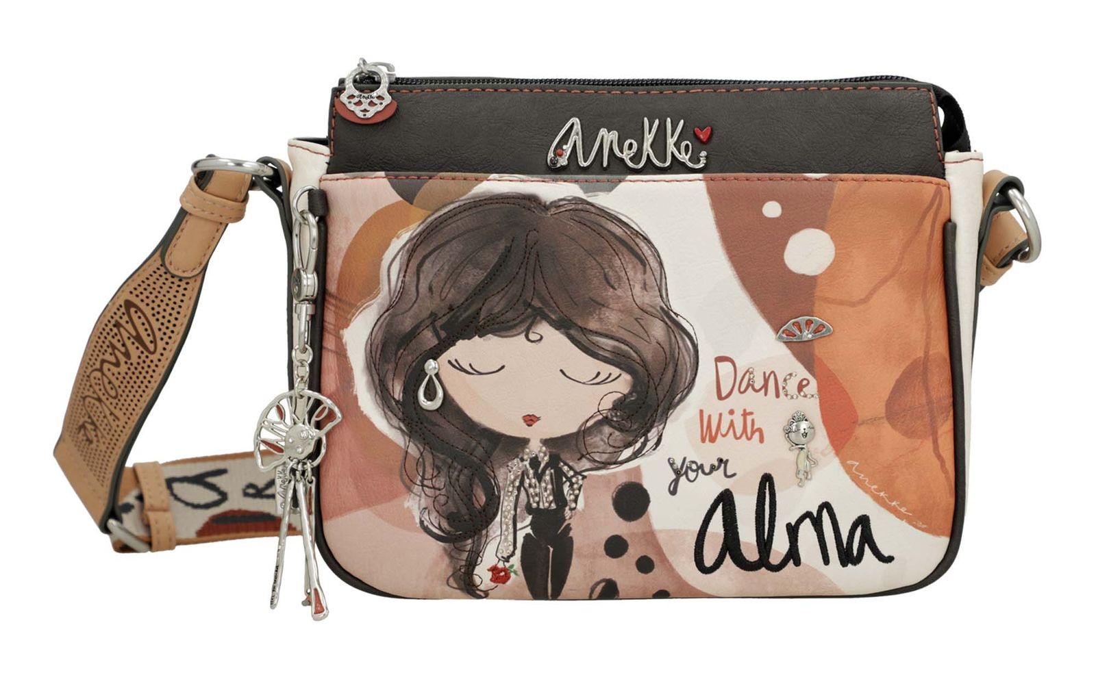 Anekke cross body bag Alma 3-Compartment Crossbody Bag Multicolor